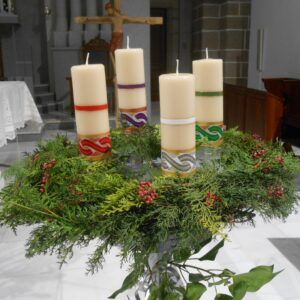 Cirios de adviento
